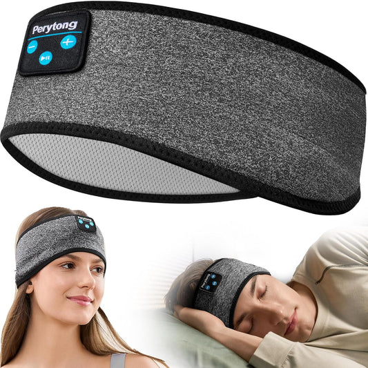 Sleep Headphones Bluetooth 5.4, Sleeping Headphones Headband - Soft Elastic Comfortable Wireless Headband, Gifts for Men Women Teenager